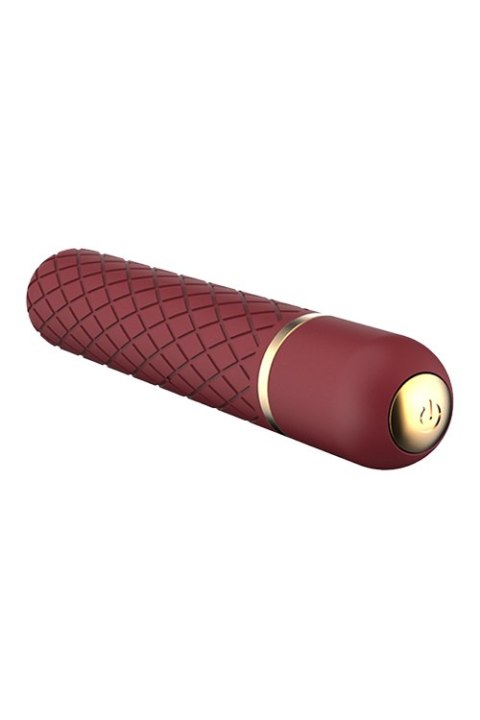 Wibrator kieszonkowy Romance Lizzy bordowy USB