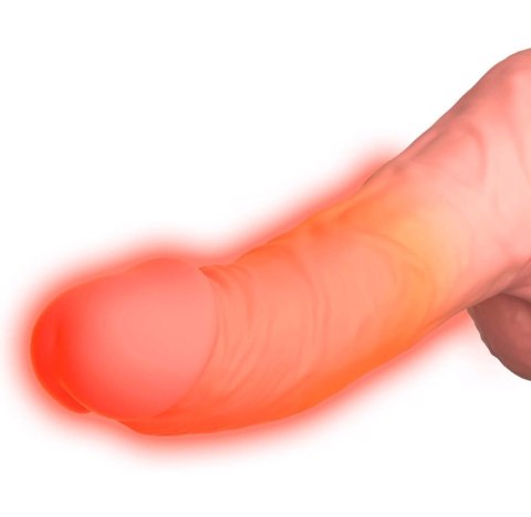 Wibrator realistyczny King Cock Plus z pchnięciami USB 27 cm