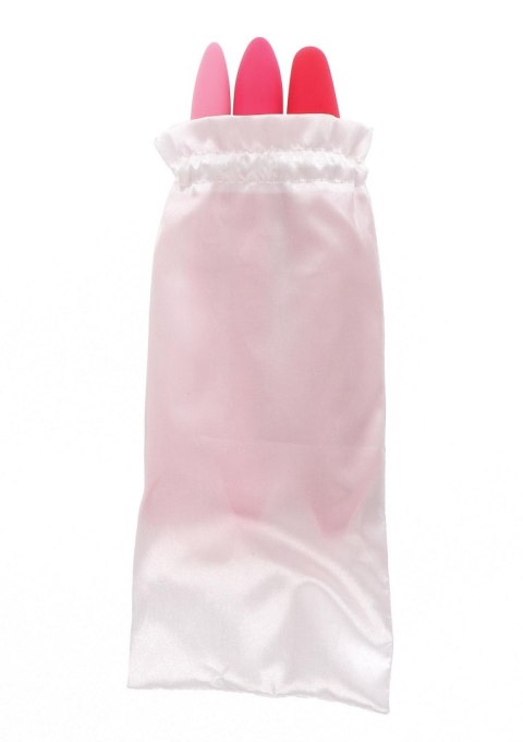 Dilatatory waginalne silikonowe Mae B różowe 3 szt 21 cm