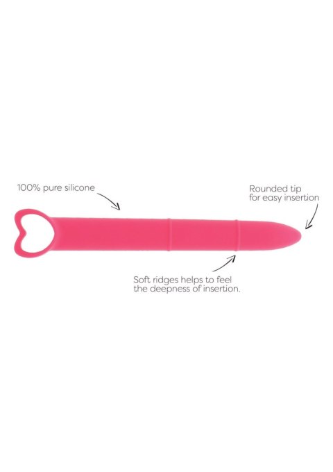 Dilatatory waginalne silikonowe Mae B różowe 3 szt 21 cm
