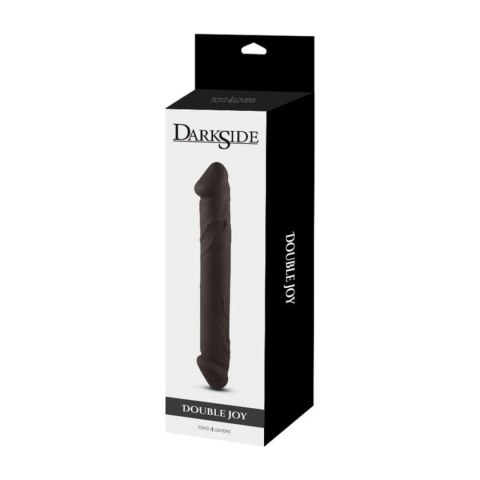 Dildo podwójne silikonowe Toyz4lovers Double Joy czarne 23 cm