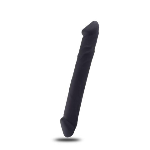 Dildo podwójne silikonowe Toyz4lovers Double Joy czarne 23 cm