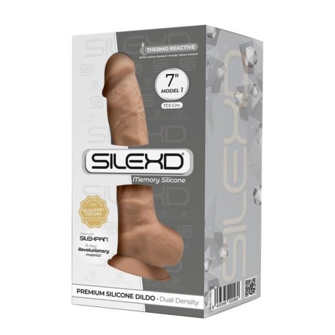Dildo realistyczne Silexd Model 1 karmelowy 17 cm