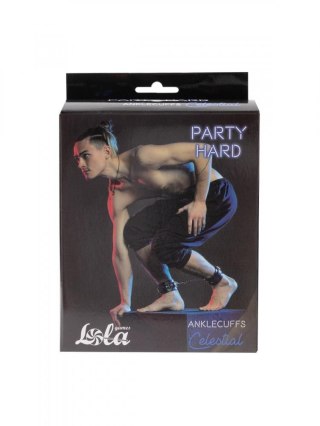 Kajdanki kostkowe Party Hard Celestial Lola Games czarne 29 cm