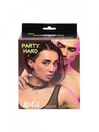 Kołnierz regulowany Party Hard Cabaret Lola Games czarny 55 cm