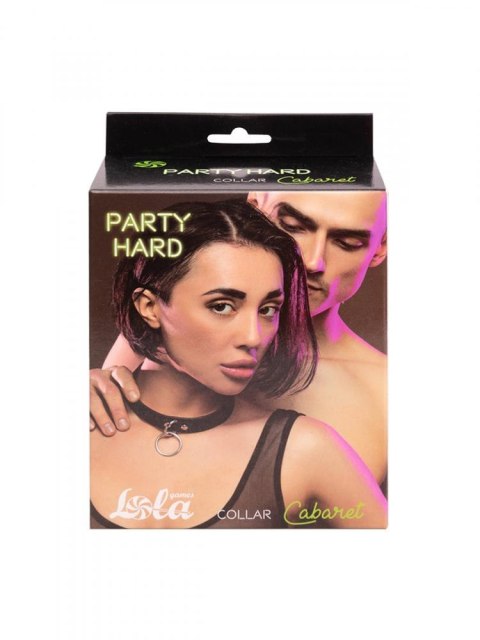 Kołnierz regulowany Party Hard Cabaret Lola Games czarny 55 cm