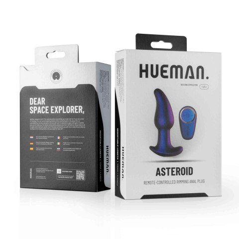 Korek analny Hueman Asteroid z rimmingiem fioletowy