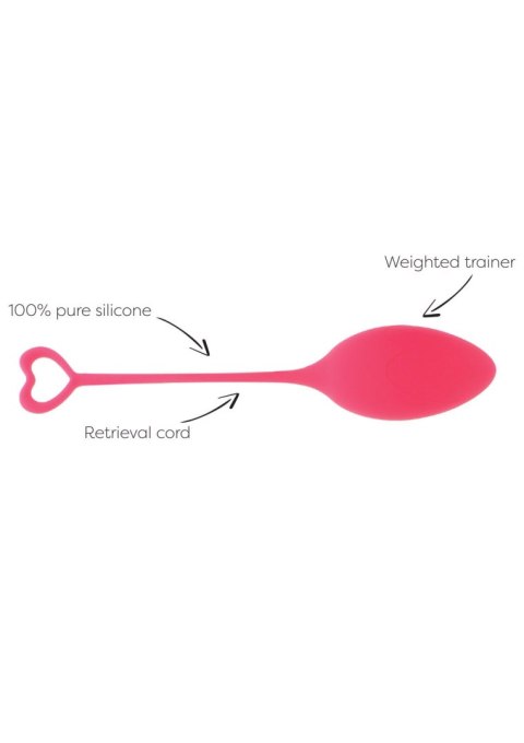 Kulki Kegla Mae B silikonowe różowe 16 cm