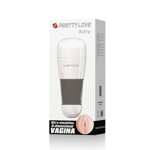 Masturbator waginalny Pretty Love Kitty biały