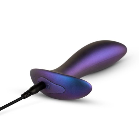 Wibrator analny Hueman Uranus fioletowy z pilotem USB