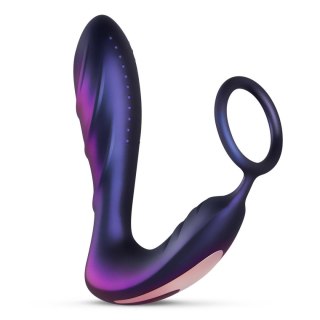 Wibrator analny z pierścieniem Hueman Black Hole fioletowy USB