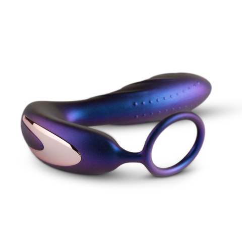 Wibrator analny z pierścieniem Hueman Black Hole fioletowy USB