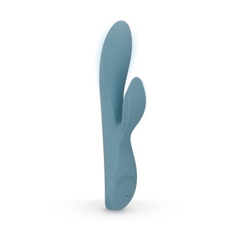 Wibrator króliczek Bloom Fiołek niebieski silikonowy USB 21 cm