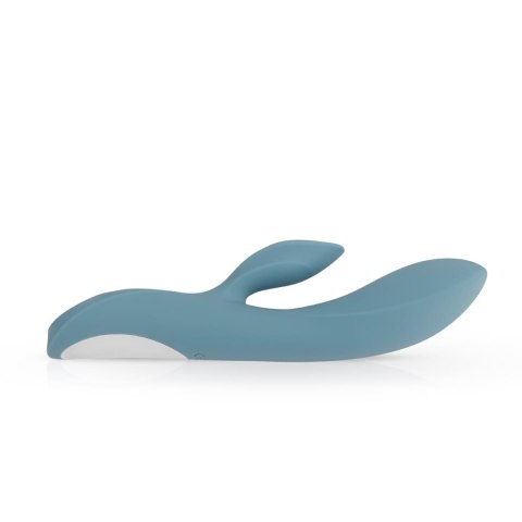 Wibrator króliczek Bloom Fiołek niebieski silikonowy USB 21 cm