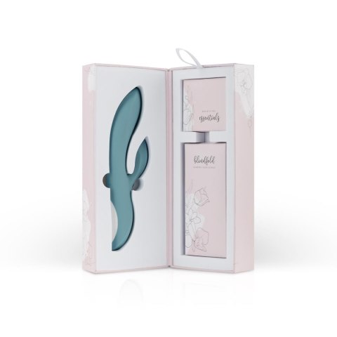 Wibrator króliczek Bloom Fiołek niebieski silikonowy USB 21 cm