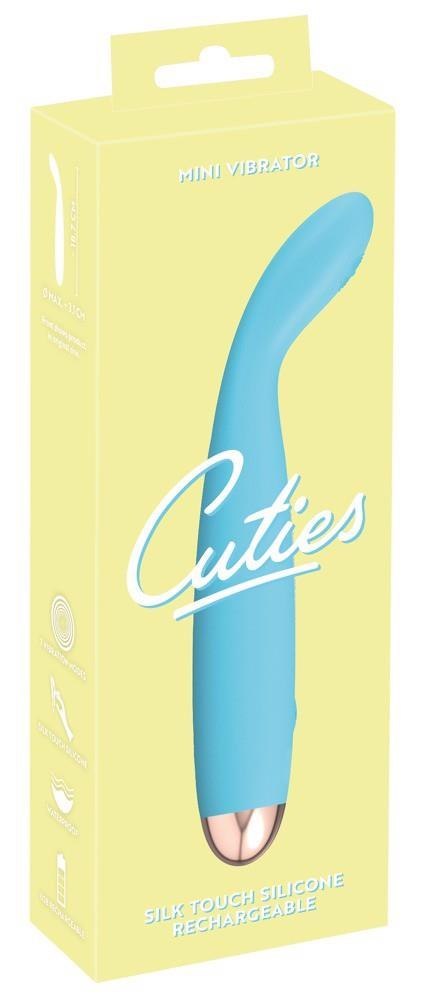 Wibrator mini Cuties niebieski USB 18,7 cm