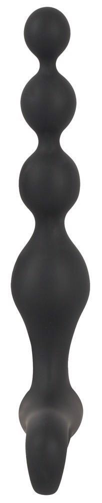 Wibrujące kule analne Black Velvets silikonowe 20 cm USB