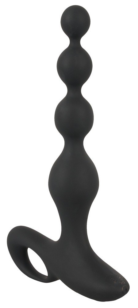 Wibrujące kule analne Black Velvets silikonowe 20 cm USB