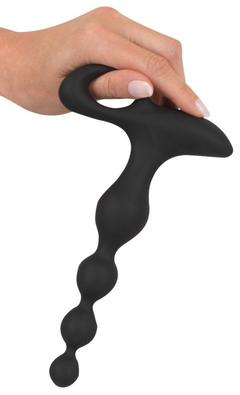Wibrujące kule analne Black Velvets silikonowe 20 cm USB