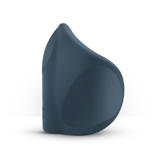 Wibrujący silikonowy masturbator ręczny Boners niebieski 8.5 cm USB