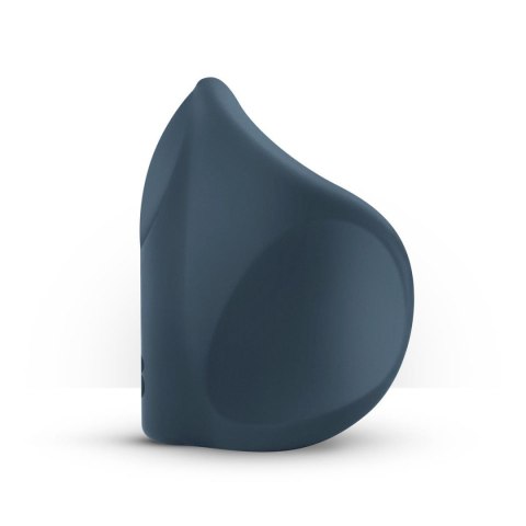 Wibrujący silikonowy masturbator ręczny Boners niebieski 8.5 cm USB
