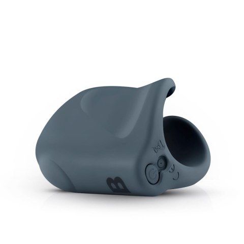 Wibrujący silikonowy masturbator ręczny Boners niebieski 8.5 cm USB