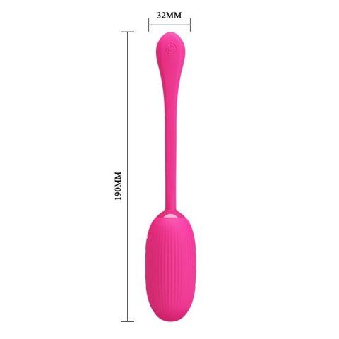 Bezprzewodowe wibrujące jajko Pretty Love Doreen 12 funkcji USB różowy