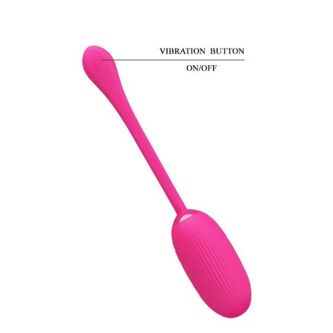 Bezprzewodowe wibrujące jajko Pretty Love Doreen 12 funkcji USB różowy