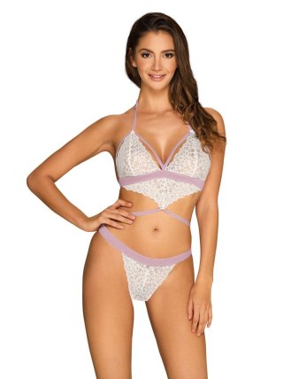 Body koronkowe Lilyanne Obsessive białe S/M