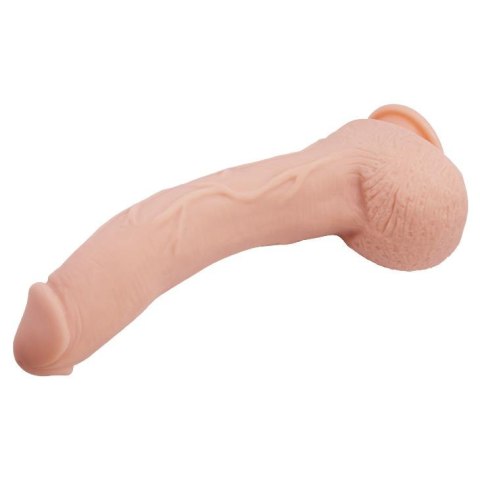 Dildo realistyczne ssące zakrzywione Baile Beautiful Jack cieliste 26 cm