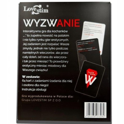 Gra erotyczna Wyzwanie LoveStim