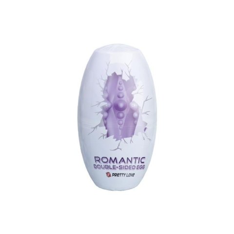 Jajko masturbator Pretty Love romantyczne podwójne fioletowe