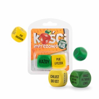 Kości imprezowe kawalerskie Grammi drewniane
