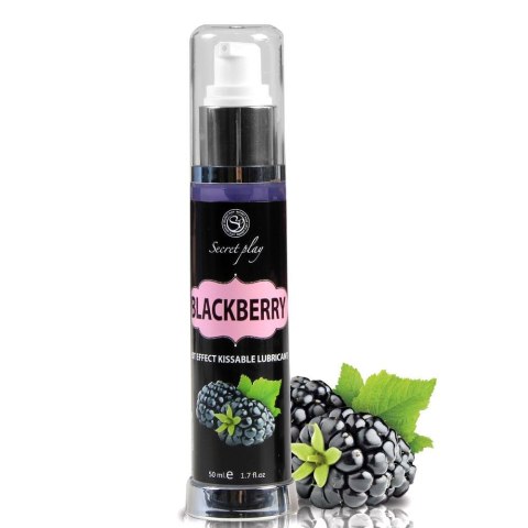 Lubrykant jeżynowy rozgrzewający do całowania Secret Play 50 ml
