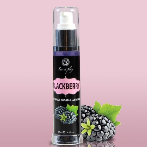 Lubrykant jeżynowy rozgrzewający do całowania Secret Play 50 ml