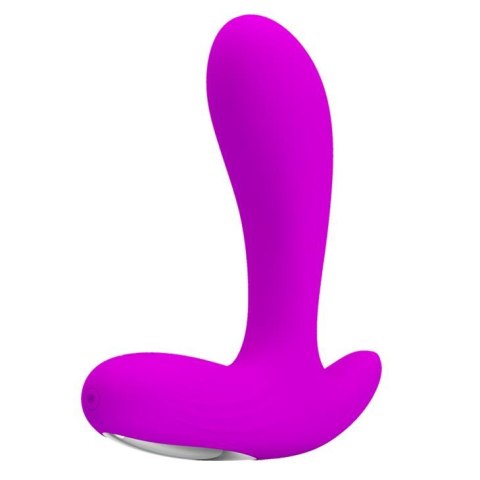 Masażer prostaty silikonowy Pretty Love Backie fioletowy USB 30 funkcji