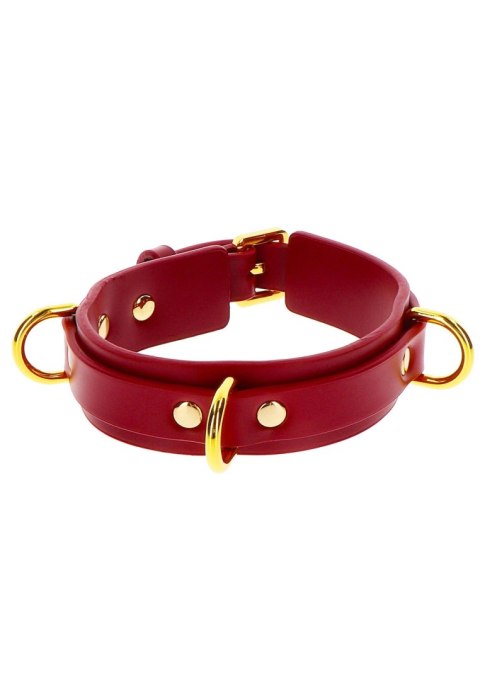Obroża Taboom D Ring Deluxe czerwona 43 cm