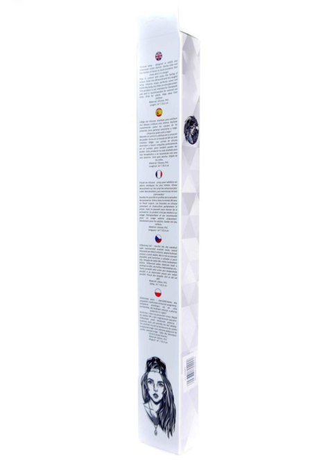 Pejcz silikonowy Fetish B Series czarny 36 cm