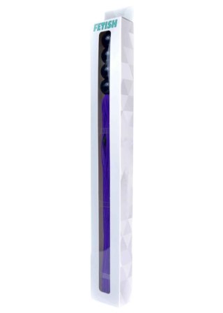 Pejcz silikonowy Fetish B Series fioletowy 36 cm