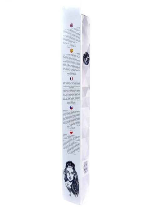 Pejcz silikonowy Fetish B Series fioletowy 36 cm