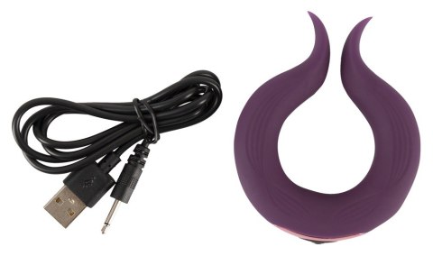 Pierścień erekcyjny wibrujący Couples Choice dwa silniki silikonowy USB