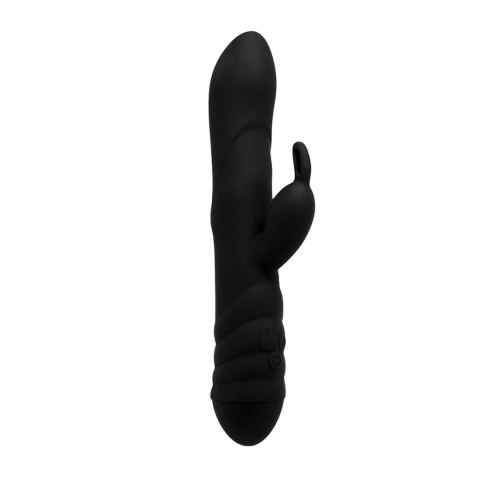 Wibrator króliczek Alive Twister z obrotami czarny USB 23 cm