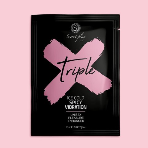 Żel Triple X Secret Play 3w1 unisex 2 ml
