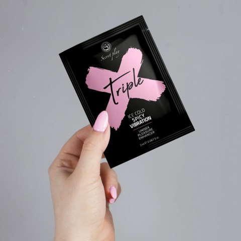 Żel Triple X Secret Play 3w1 unisex 2 ml