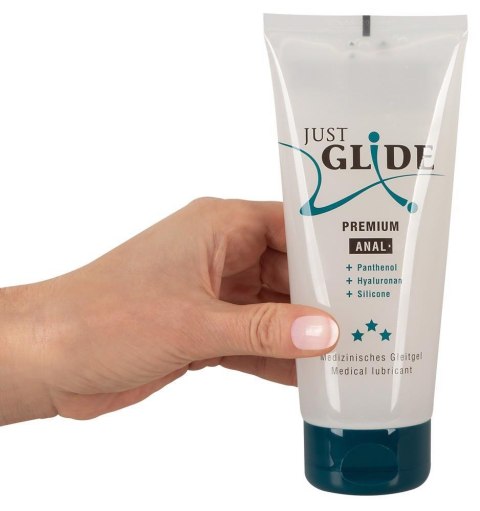 Żel analny premium Just Glide z hialuronem 200 ml