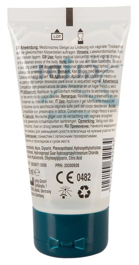 Żel nawilżający Just Glide Premium z hialuronem 50 ml