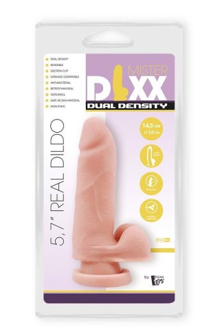 Dildo dwugęstościowe Mr Dixx realistyczne 14,5 cm TPE