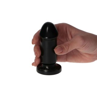Korek analny Mio Toyz4lovers czarny 8 cm z przyssawką