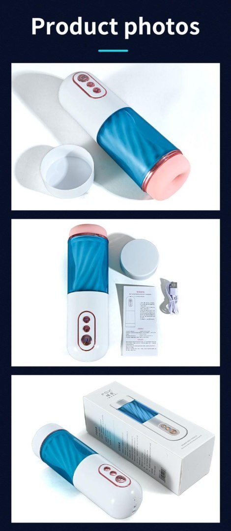 Masturbator wibrujący z ssaniem B Series Fox USB
