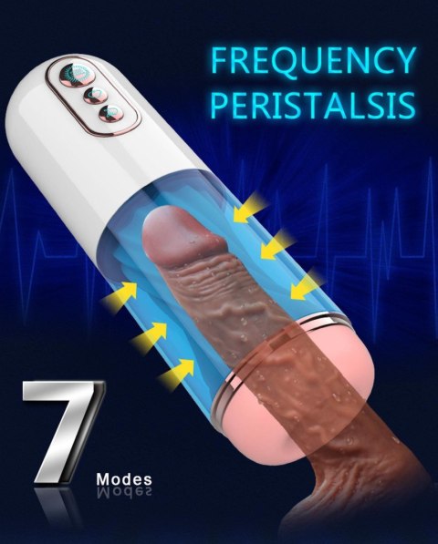 Masturbator wibrujący z ssaniem B Series Fox USB